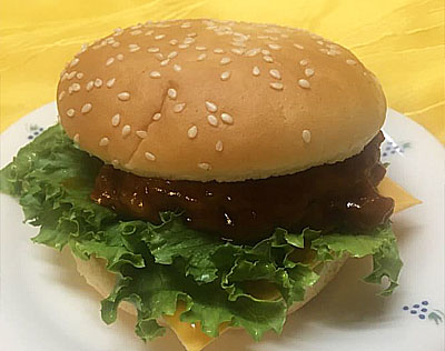 金沢メギスのハンバーガー
